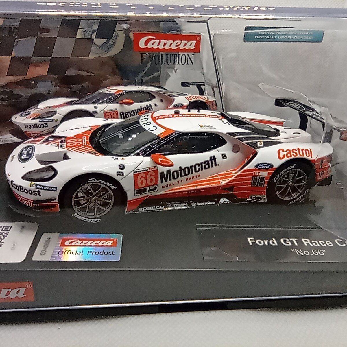 Ford GT Race Car #66 Castrol-Motorcraft Carrera 27619 Slot 1:32 slc