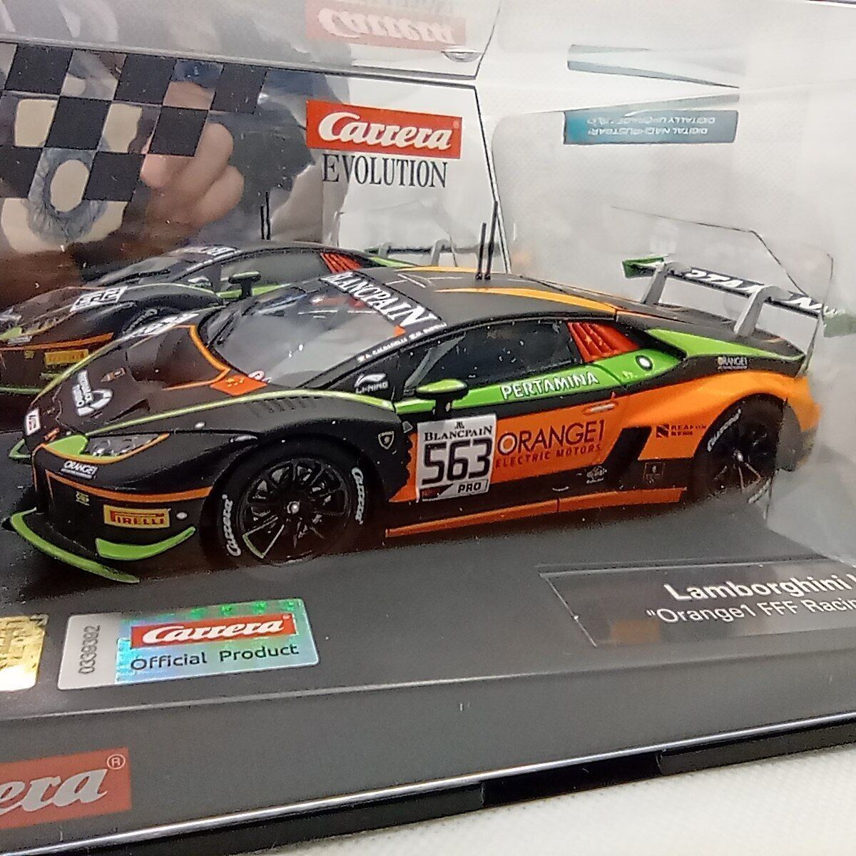 Lamborghini Huracán GT3 #563 Orange1 Carrera 27620 Slot 1:32 slc