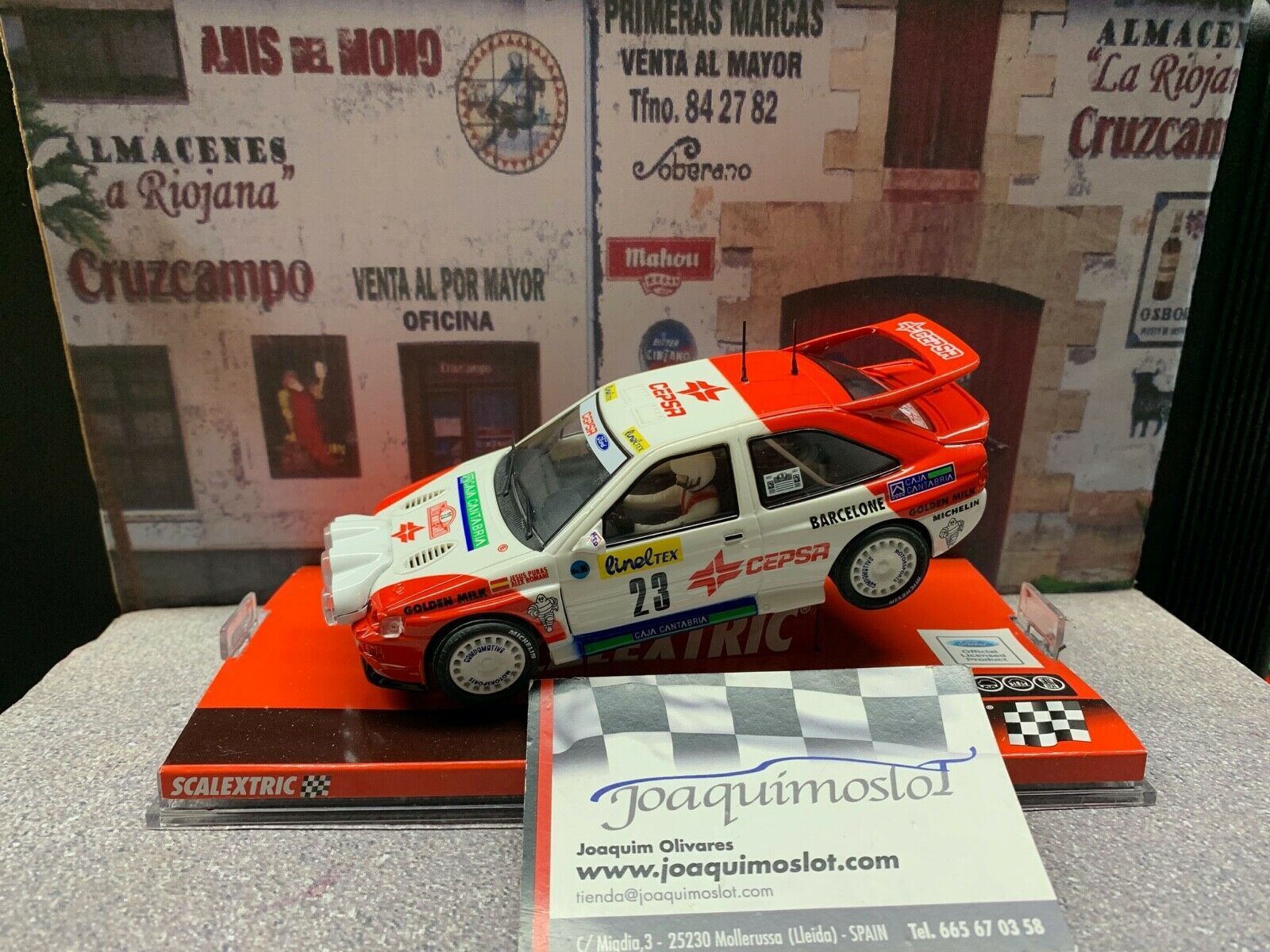 SCALEXTRIC A10196S300 FORD ESCORT RS COSWORTH PURAS ENVIO GRATIS!!!!