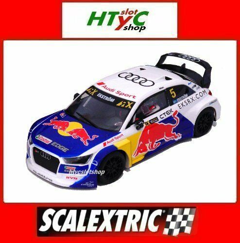 SCALEXTRIC AUDI S1 WRX #5 RED BULL MATTHIAS EKSTROM RALLY 2019 SCX U10329S300