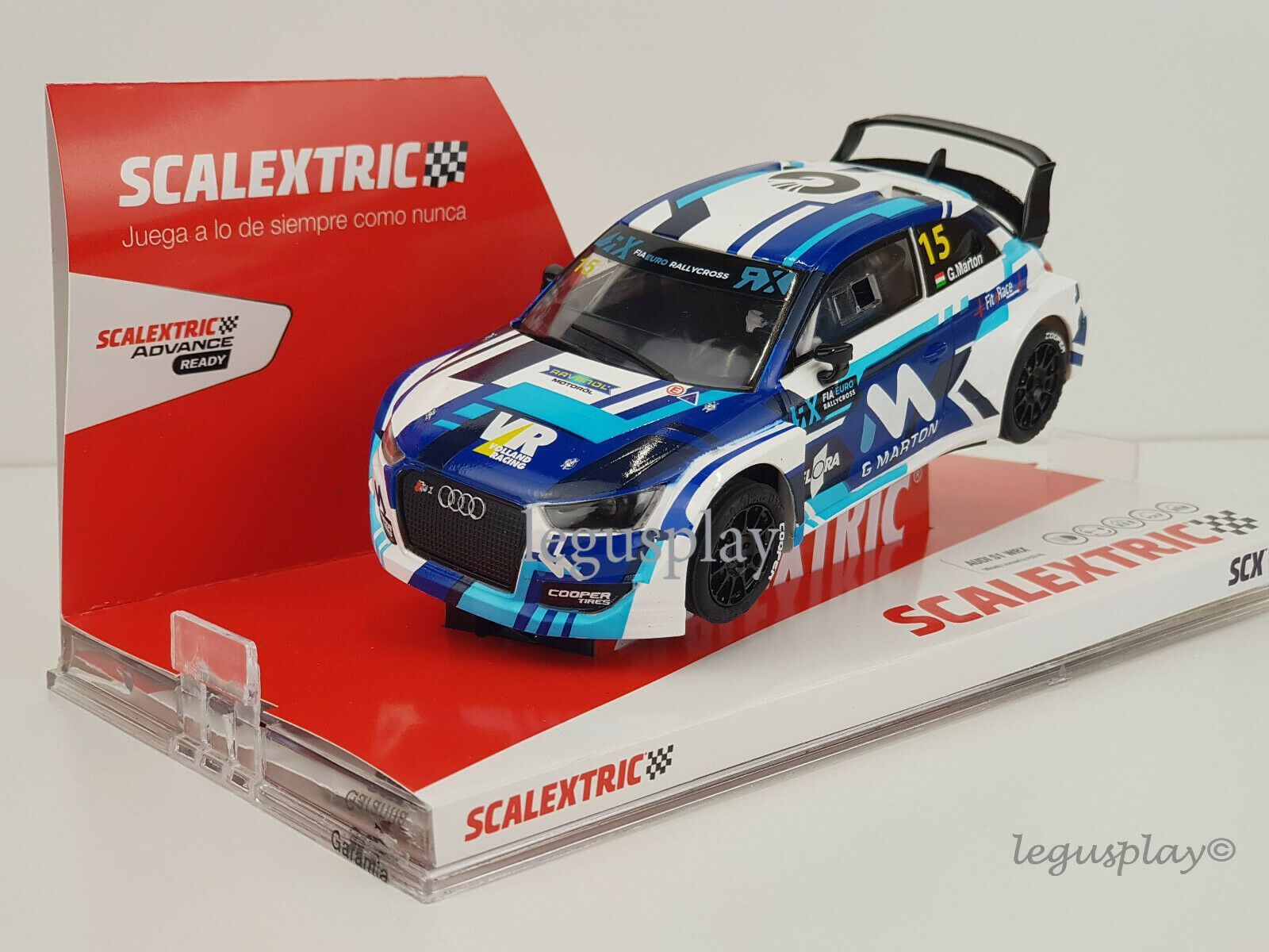 Slot car SCX Scalextric U10389S300 Audi S1 WRX "VR"